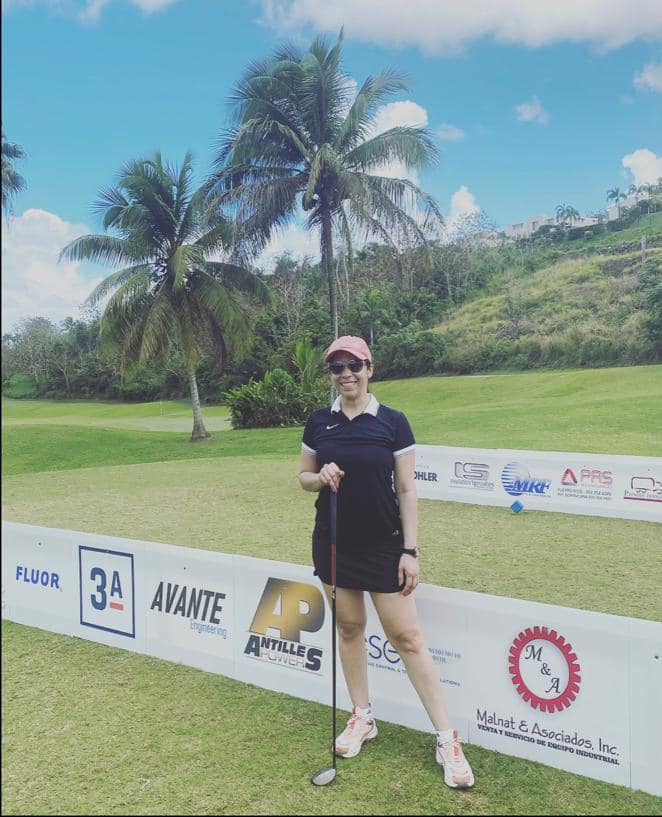 Jeyka Novoa, Project Manager Antilles Power en Torneo de Golf de Teksol